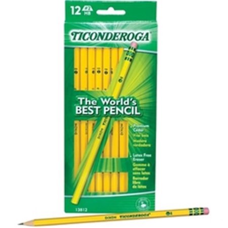 DIXON TICONDEROGA No. 2 Ticonderoga Woodcase Pencil - Yellow DI87191